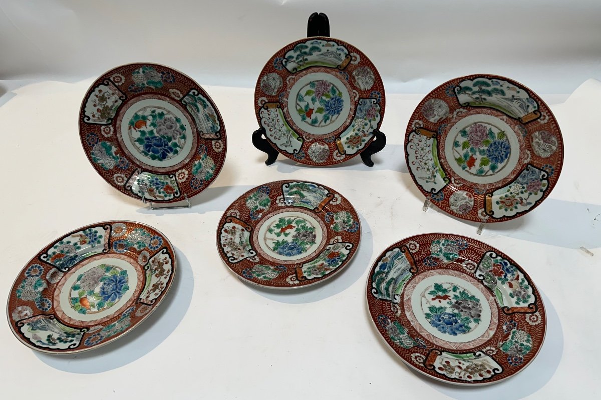 Set Of 12 Japanese Plates 20th Century -photo-1