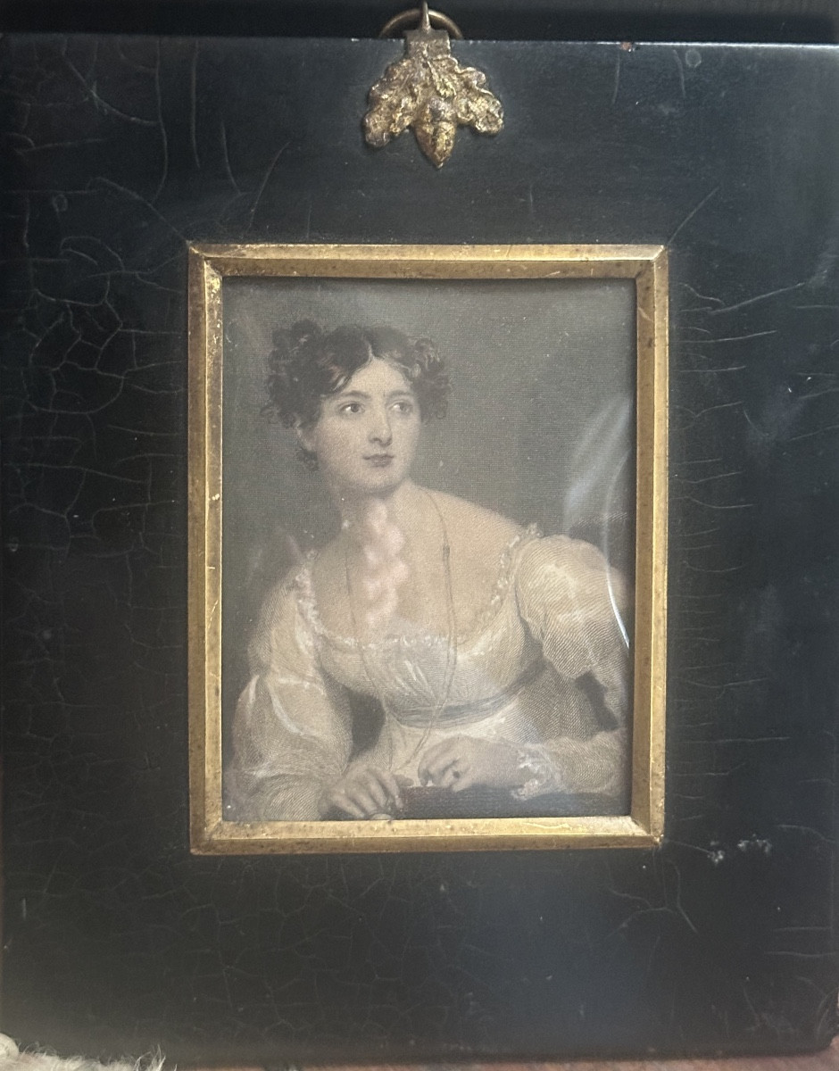 Miniature And Watercolor By Harriet Arbuthnot By Sir. Thomas Lawrence 1826