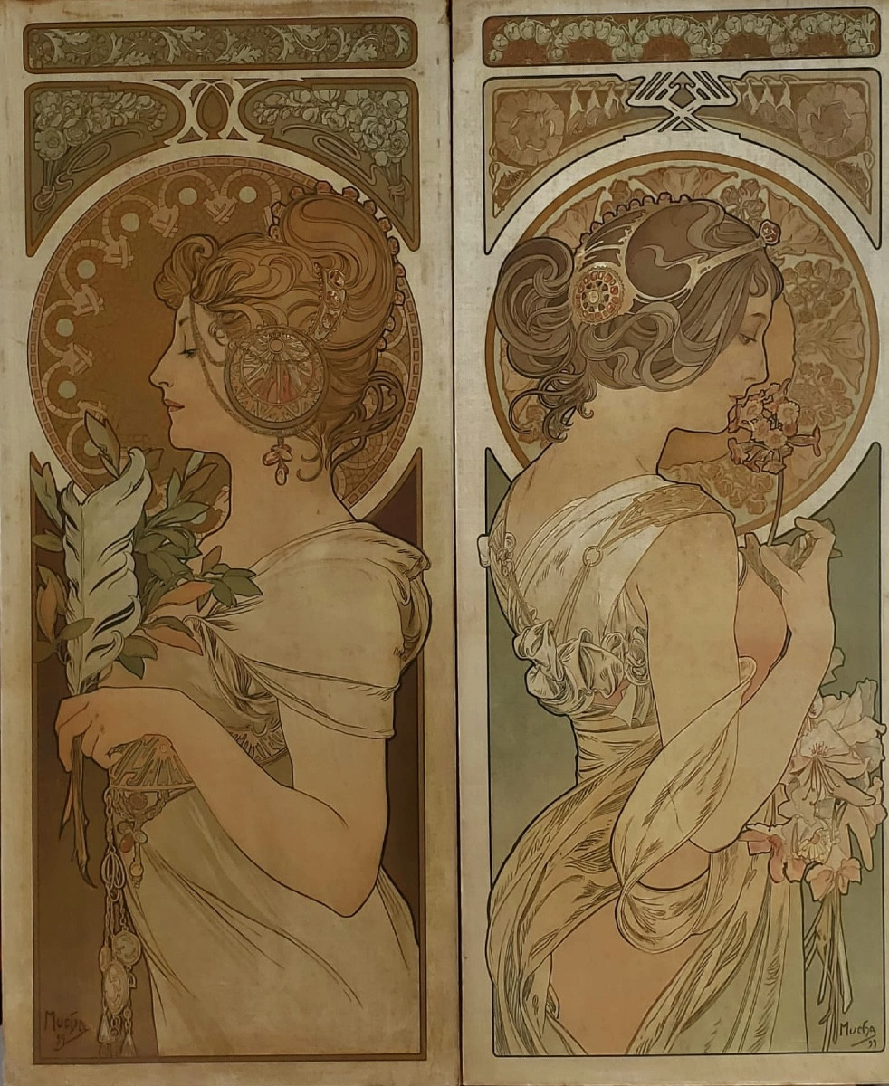 Alfons Mucha The Primrose And The Feather -photo-2