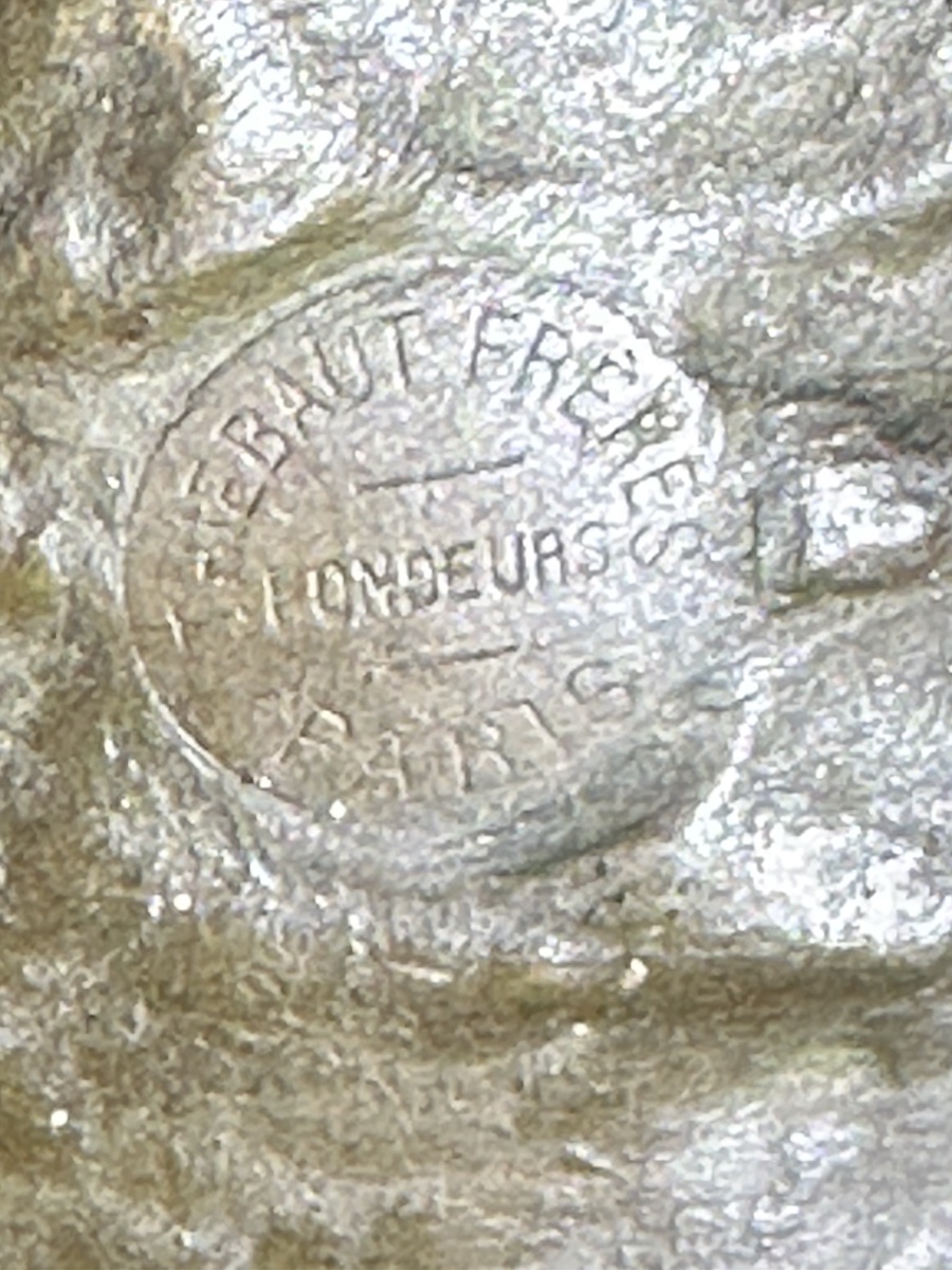 Le poète chevauchant Pégase Alexandre Falguière fonderie Thibaut frères-photo-5