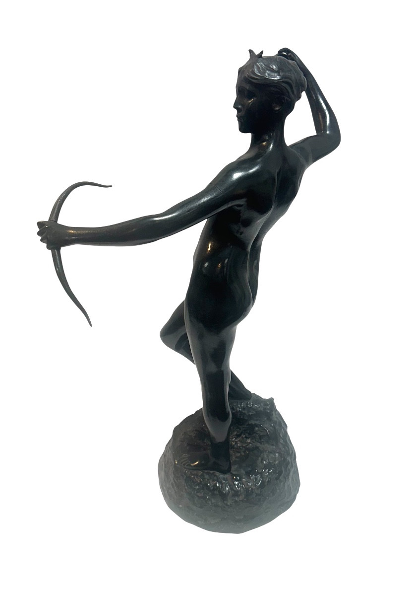 Bronze Diane chasseresse fin 19e 