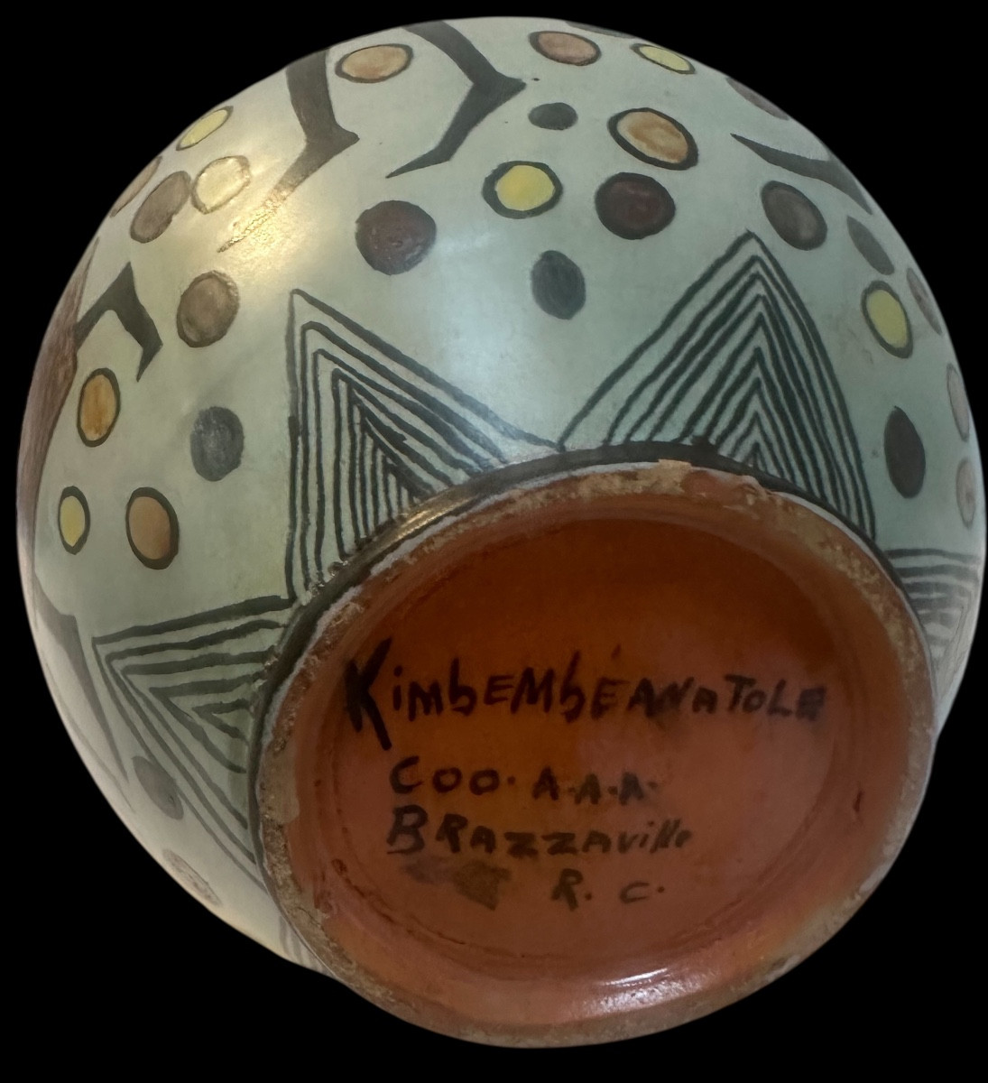 Vase africaniste vers 1960 Congo -photo-3