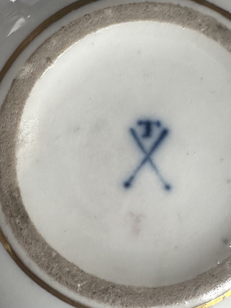 Bonbonnière en porcelaine de Meissen -photo-1