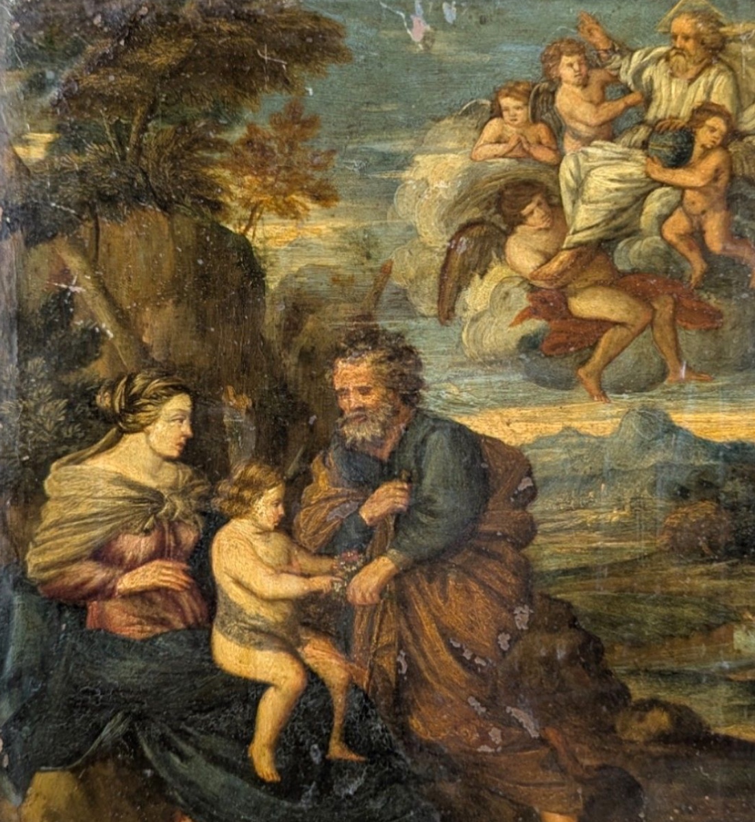 Oil On Copper, Italian School, 17th Century-photo-4