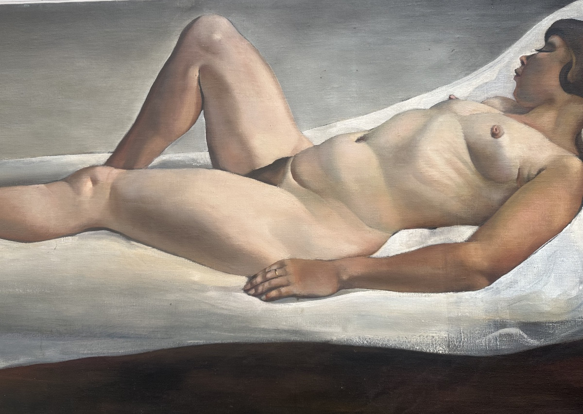 Female Nude By Lucien Hock, 1930-photo-3