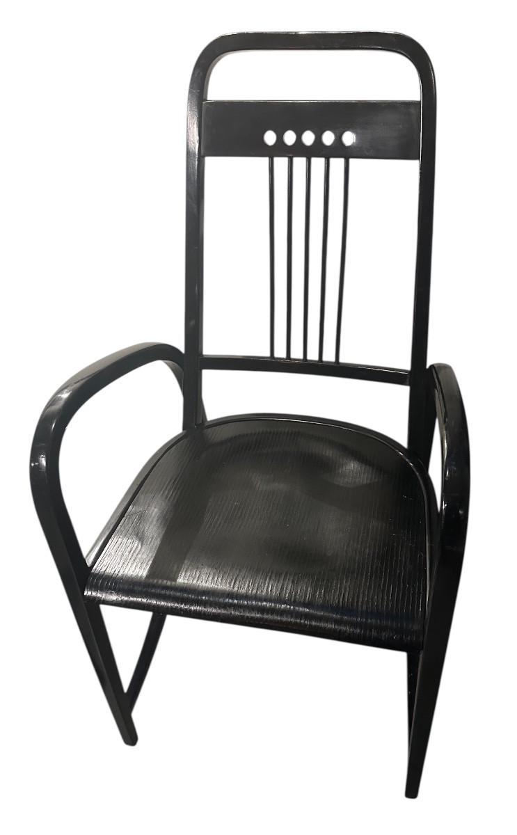 Pair Of Thonet Armchairs, Model 511 -photo-2