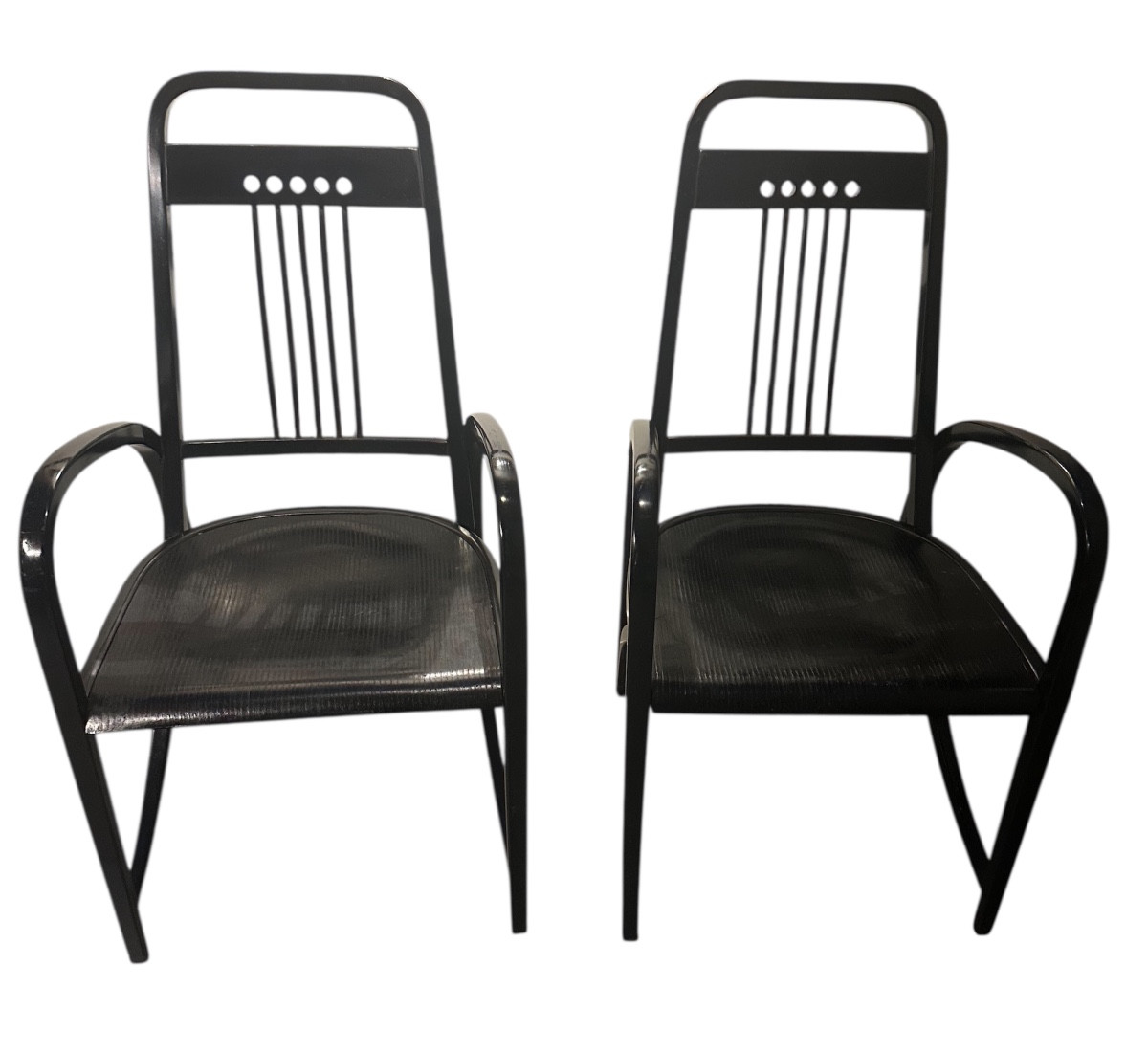 Pair Of Thonet Armchairs, Model 511 