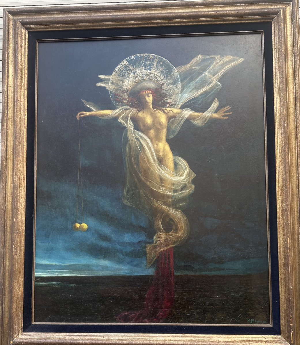 Tableau surréaliste la montée de la femme 