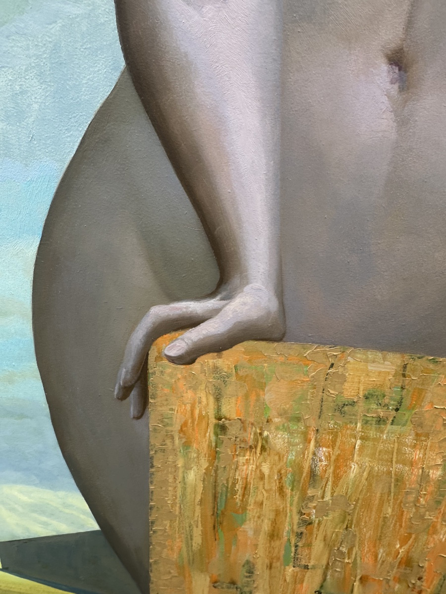 Couple de femme surréaliste Arthur Maria Rener école Belge -photo-3