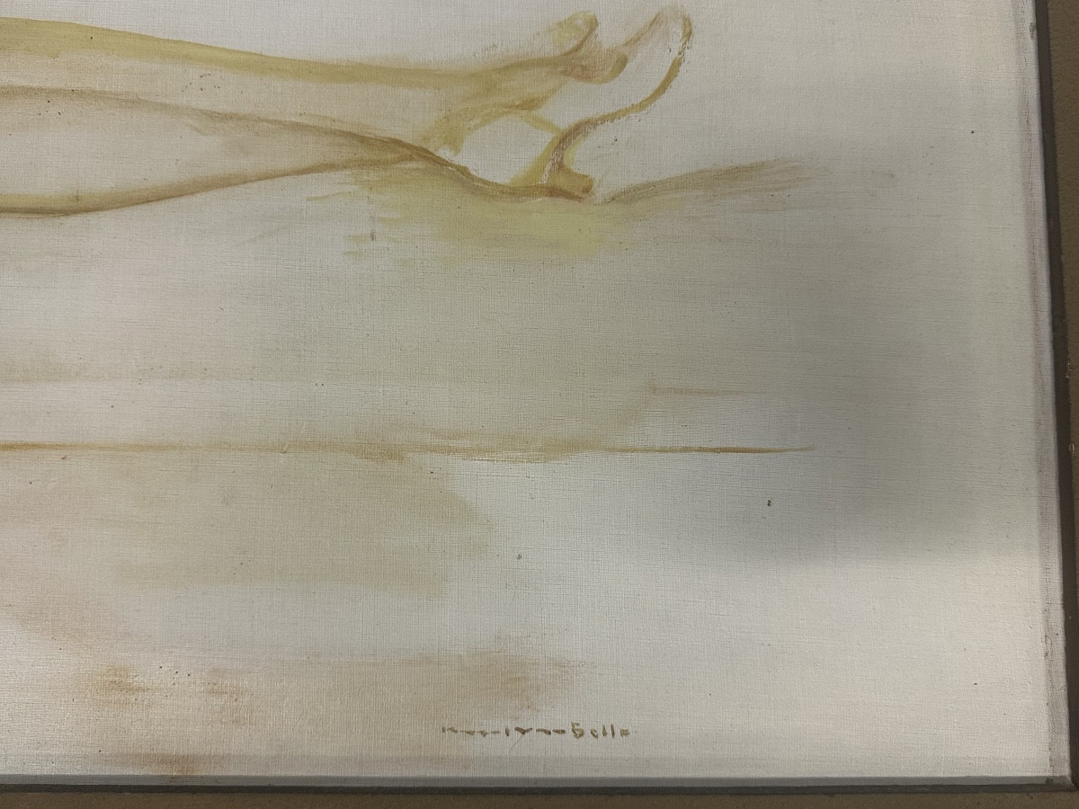 Art Deco Female Nude By Karel Van Belle -photo-3