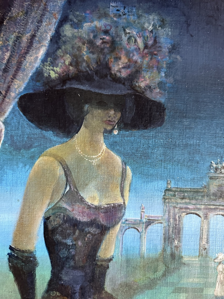 Symphorine Surrealist Painting -photo-4