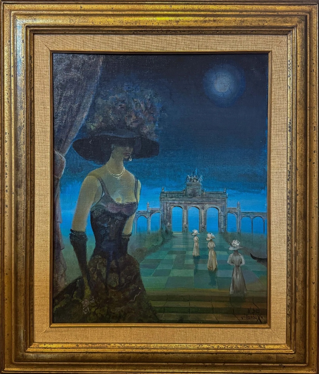 Symphorine Surrealist Painting 