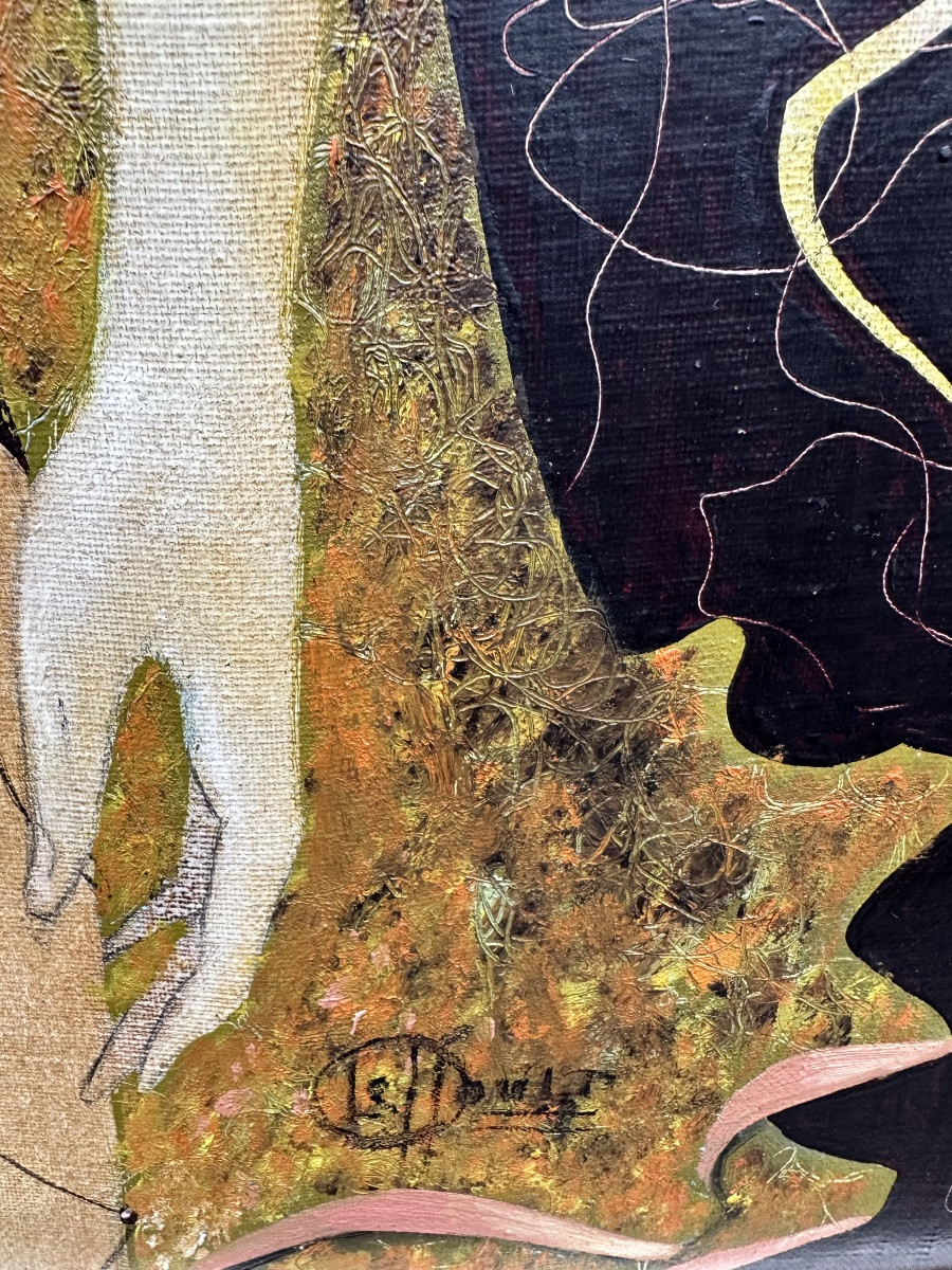 The Two Friends Christian Le Moult, Painter Of Fantasy -photo-2