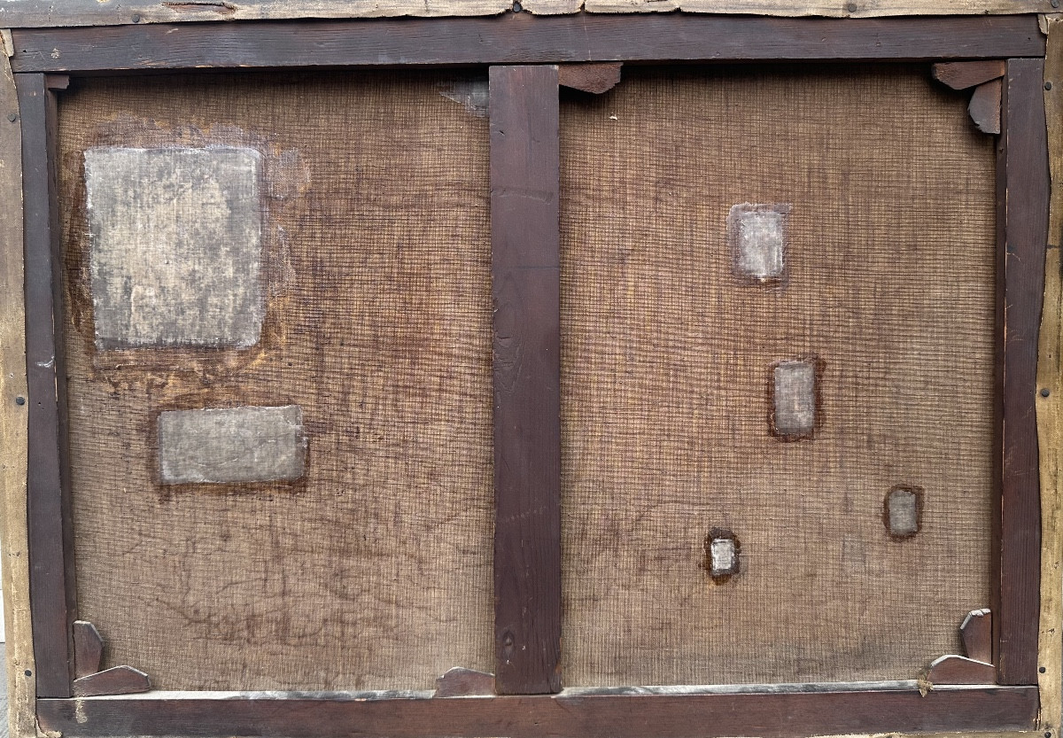 Still Life With Owl, Flemish School Circa 1909-photo-2