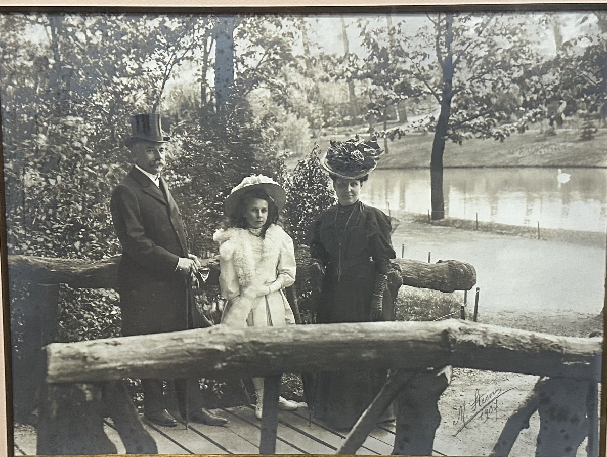 Photo de famille signée de Maurice Stern 1907 Bruxelles -photo-3