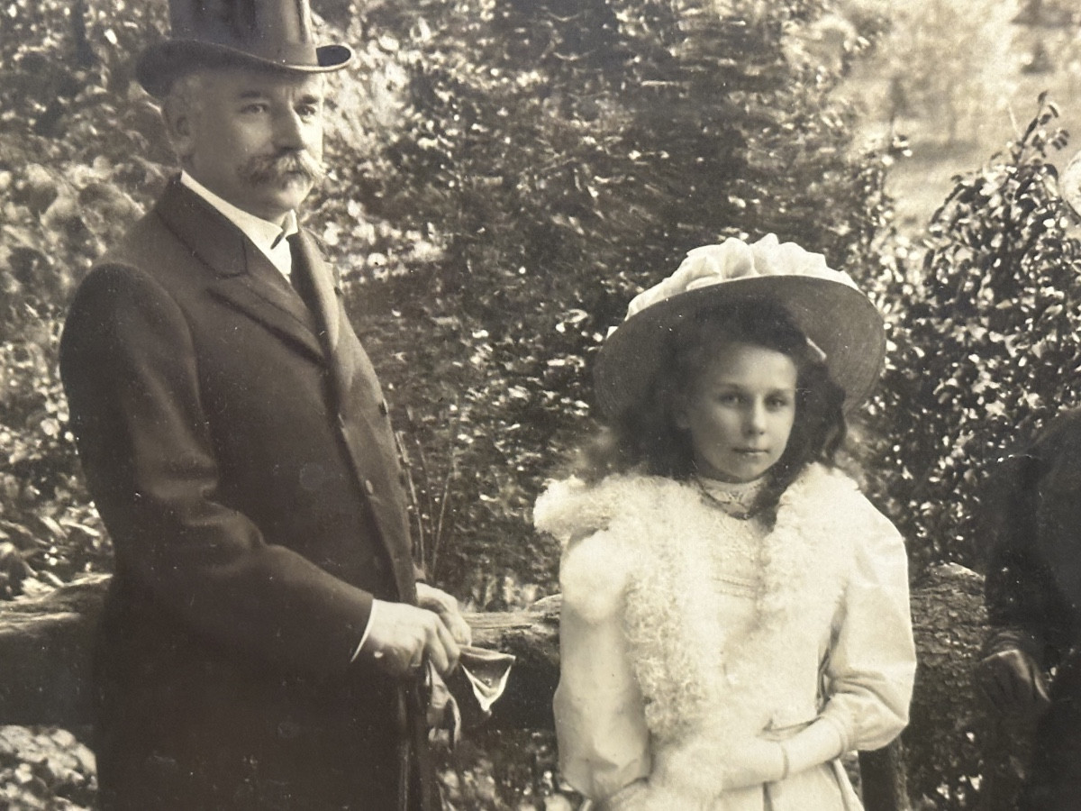 Photo de famille signée de Maurice Stern 1907 Bruxelles -photo-4