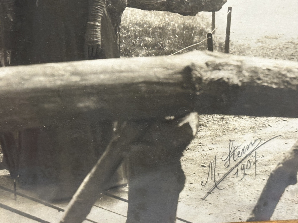 Photo de famille signée de Maurice Stern 1907 Bruxelles -photo-1