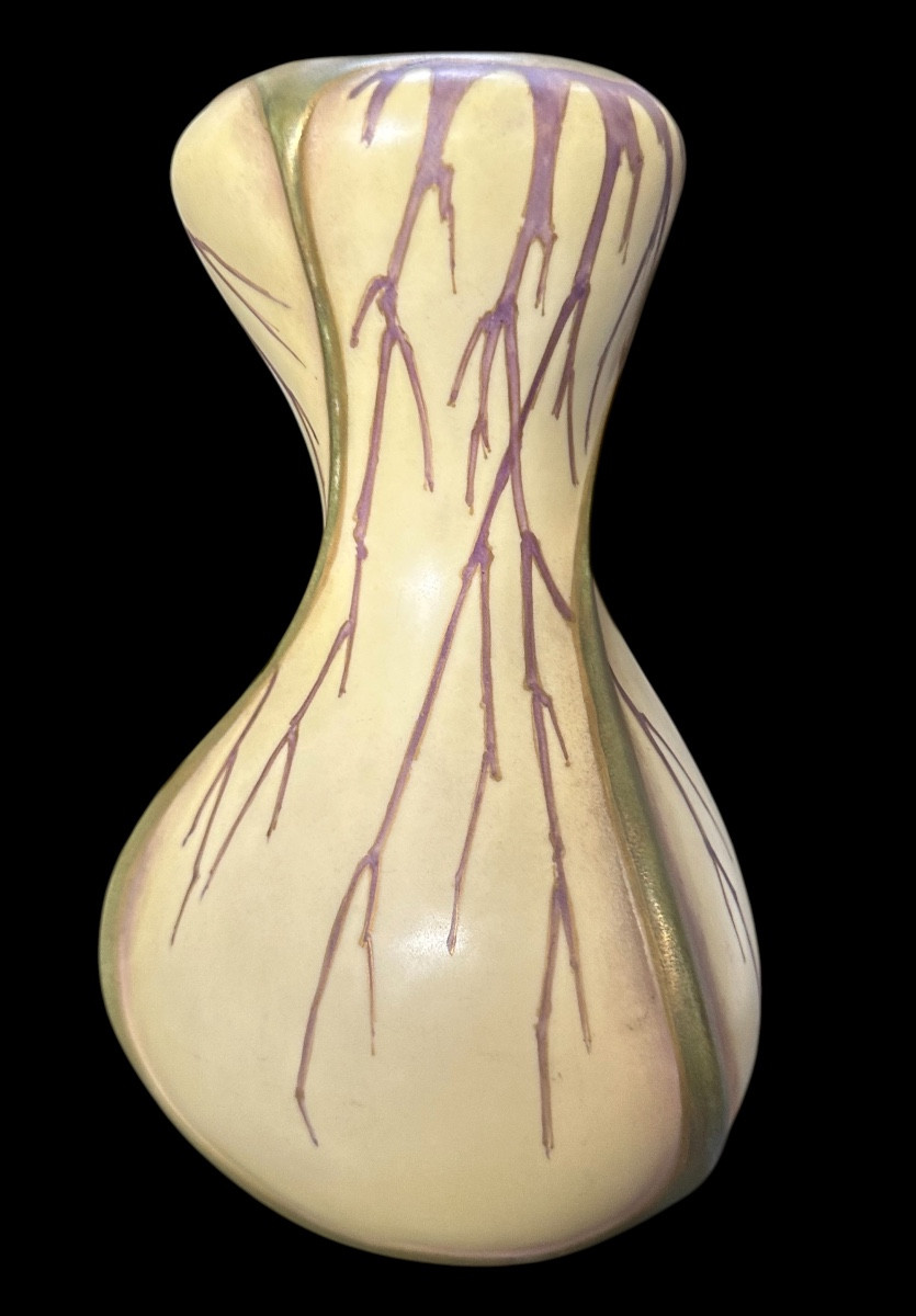 Vase art nouveau porcelaine Amphora 