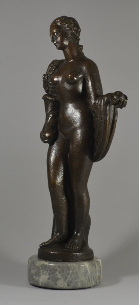 The Young Woman Has The Apple And The Cornucopia-photo-3