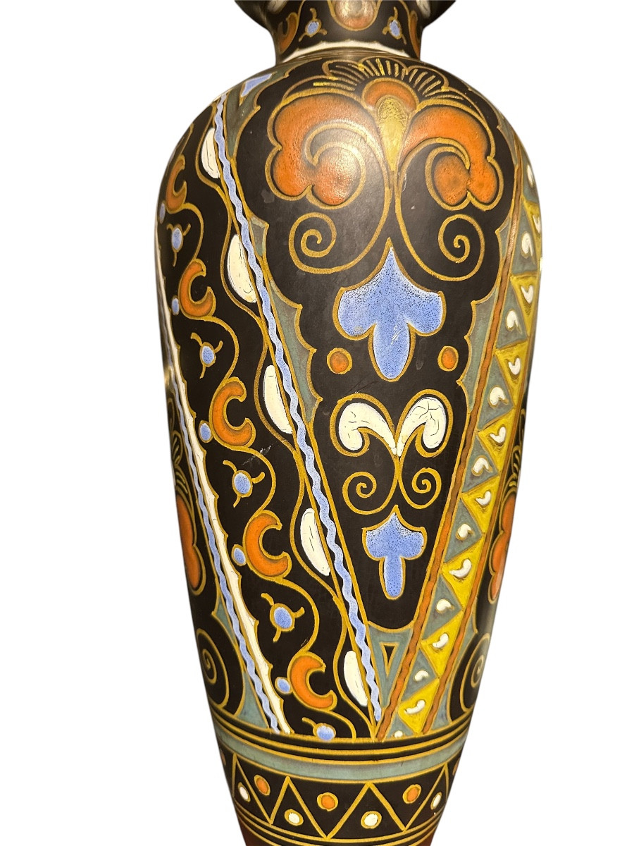Royal Gouda Art Deco Vase-photo-3