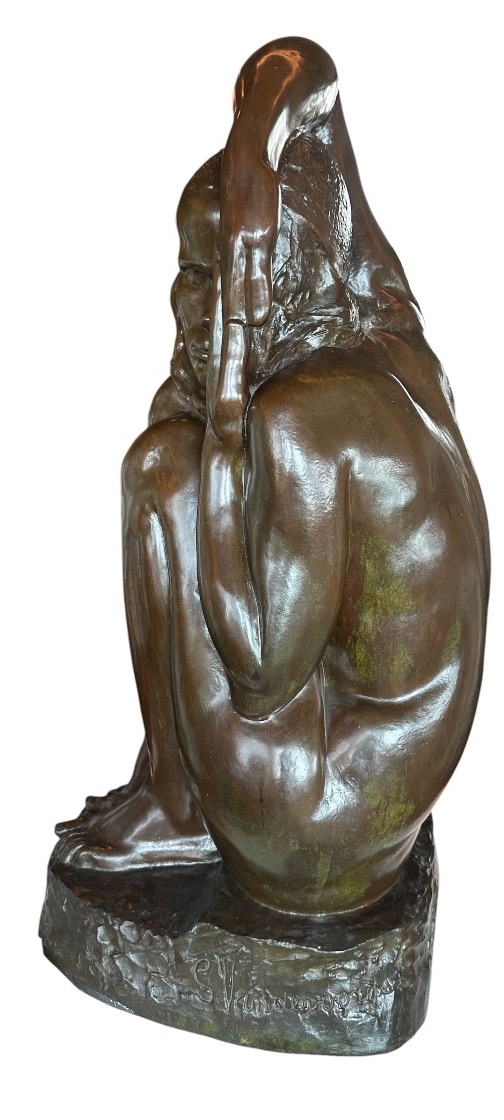 Bronze africaniste taille réelle 1930-photo-2