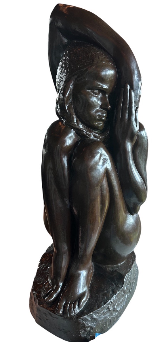 Bronze africaniste taille réelle 1930