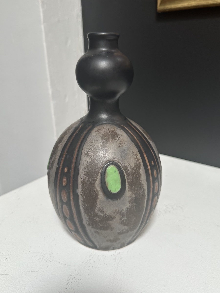 Vase gourde grès Keramis Charles Catteau -photo-4