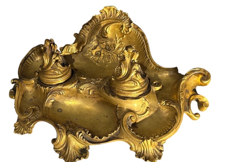 Louis XV-style Inkwell From The Napoleon III Era-photo-2