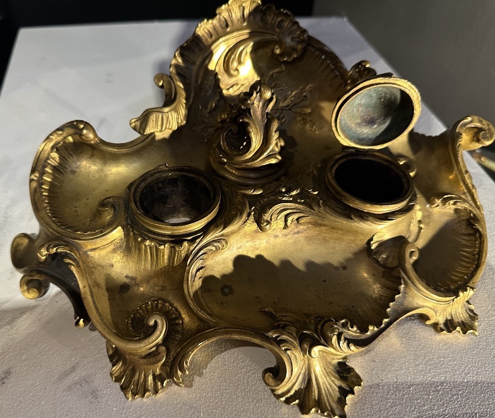 Louis XV-style Inkwell From The Napoleon III Era-photo-1