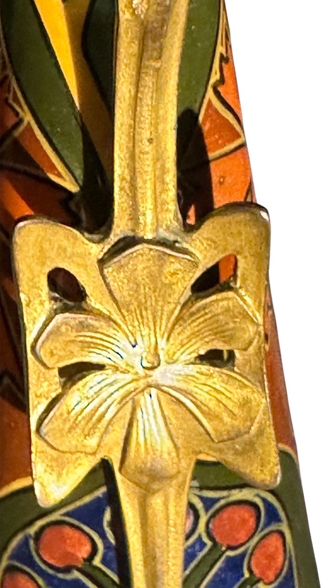 Art Nouveau Vase Attributed To Giorgio Spertini-photo-3