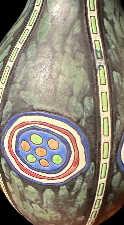 Vase en grès Kéramis La Louvière signé de Maurice Dufrène .-photo-1