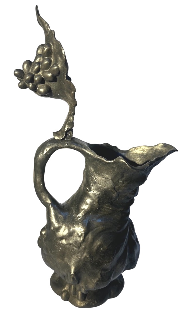 Pewter Pitcher By Goldsmith And Sculptor Philippe Wolfers -photo-1