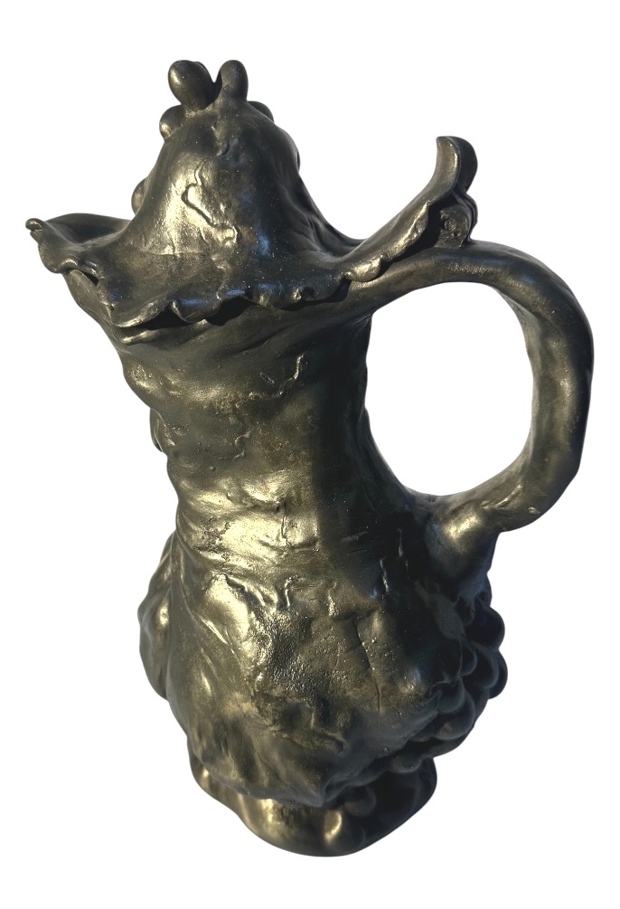 Pewter Pitcher By Goldsmith And Sculptor Philippe Wolfers -photo-4