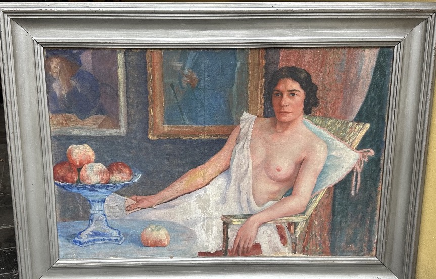 The Woman With The Fruit Bowl 