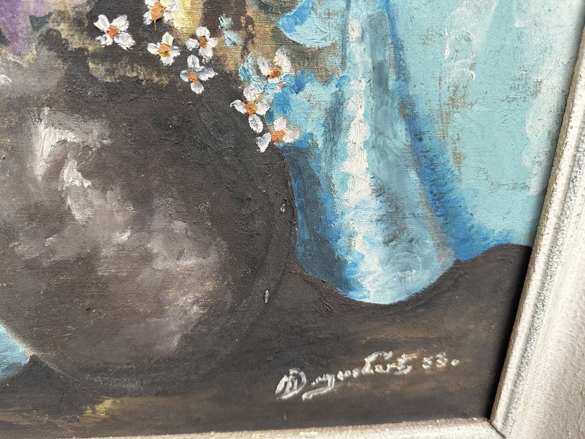 Painting Dedicated To Baudelaire For *the Flowers Of Evil* By Michel Pandel -photo-3