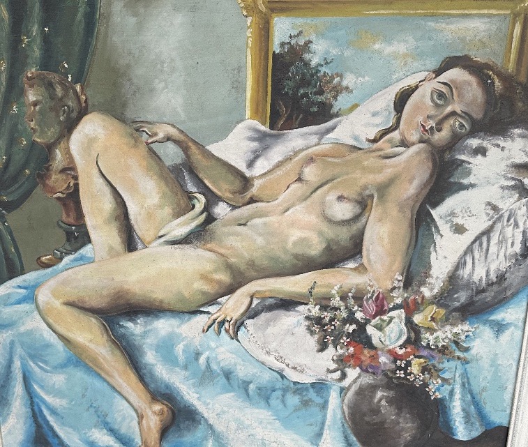 Painting Dedicated To Baudelaire For *the Flowers Of Evil* By Michel Pandel -photo-1