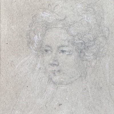 Dessin de l’Imperatrice Alexandra Féodorovna de Russie-photo-1