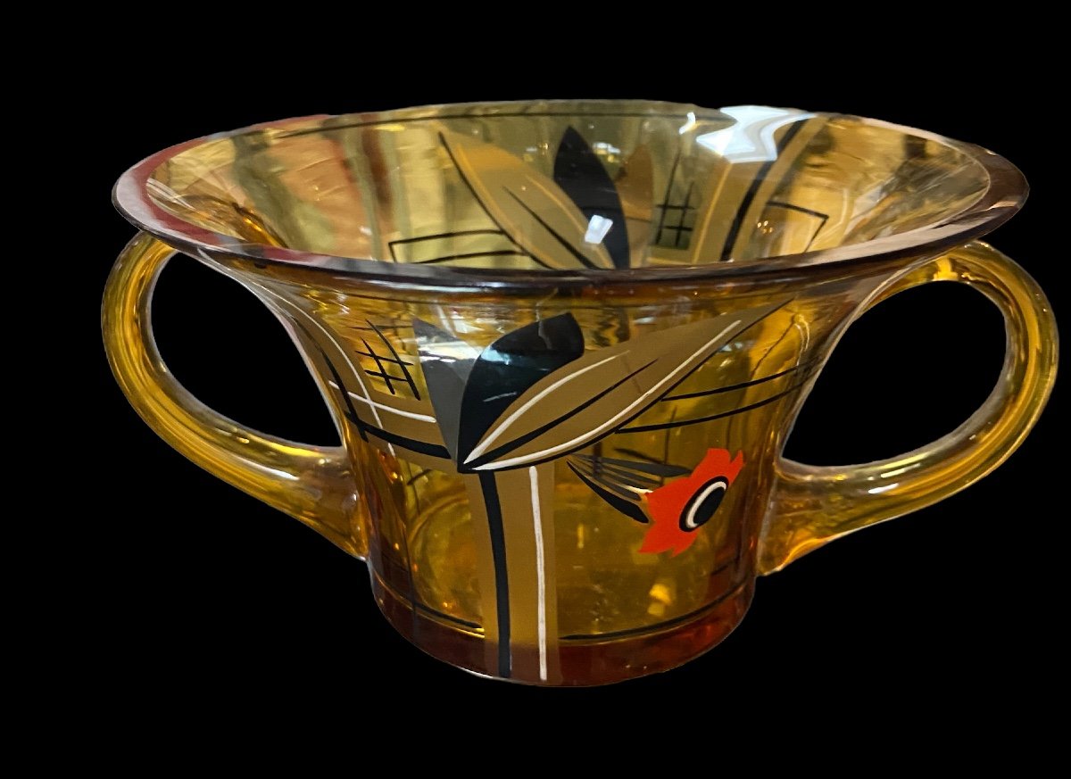 Czechoslovakian Glass Cup Gabriel Urbànek?