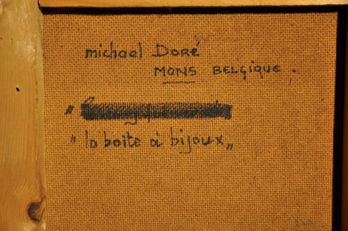 Michaël Doré, La boite à bijoux, huile sur toile-photo-1