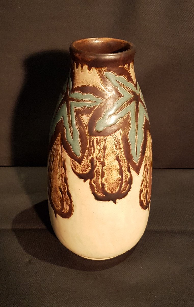 Boch Keramis Stoneware Vase - Charles Catteau-photo-3