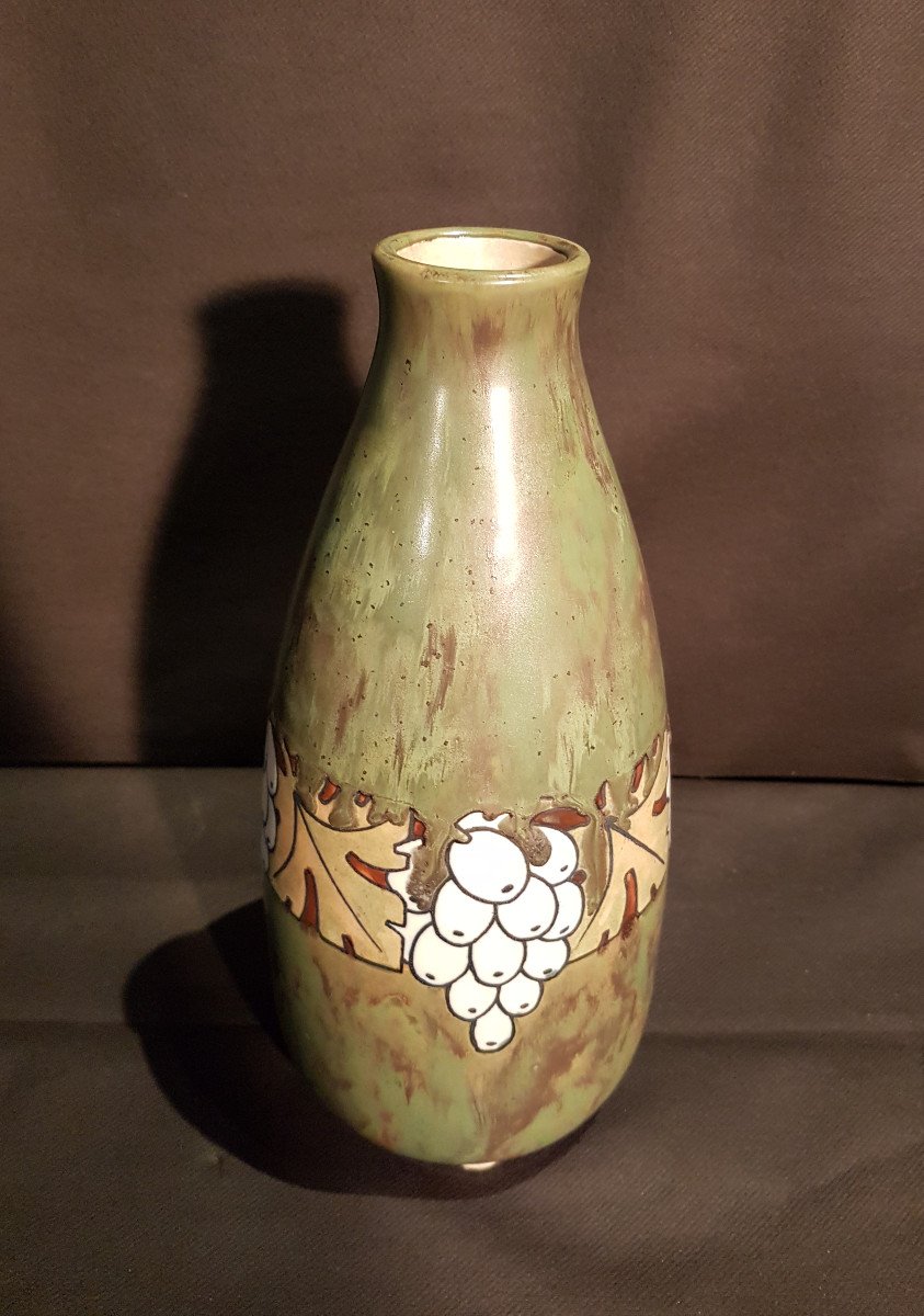 Boch Keramis Stoneware Vase - Charles Catteau-photo-3