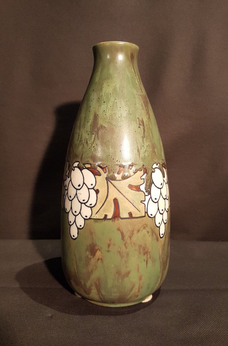 Boch Keramis Stoneware Vase - Charles Catteau