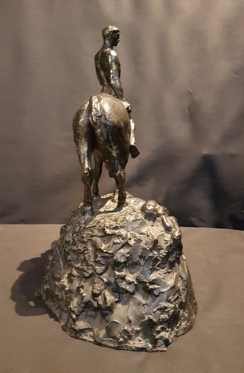 Unique Bronzethe  War, Marie Alexandre Abel De Lambert-photo-3