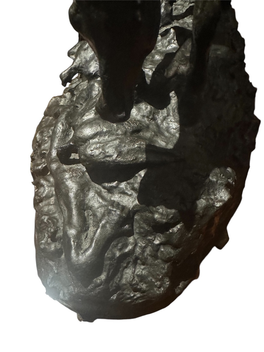 Bronze Unique La Guerre, Marie Alexandre Abel de Lambert-photo-2