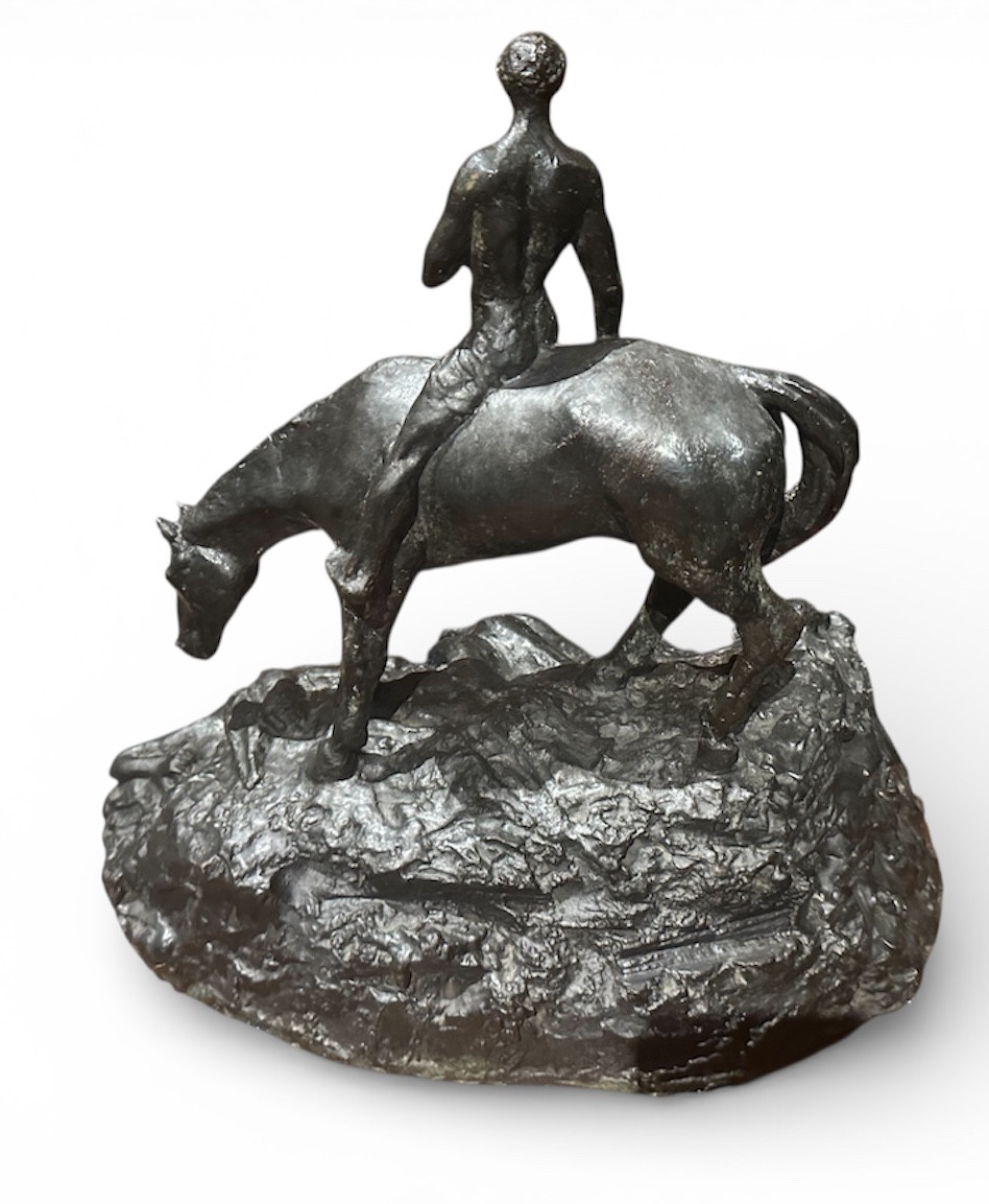 Bronze Unique La Guerre, Marie Alexandre Abel de Lambert-photo-3