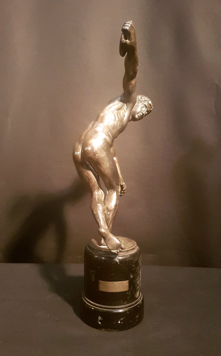 Trophy, Tin Discus Thrower, 1936-photo-2