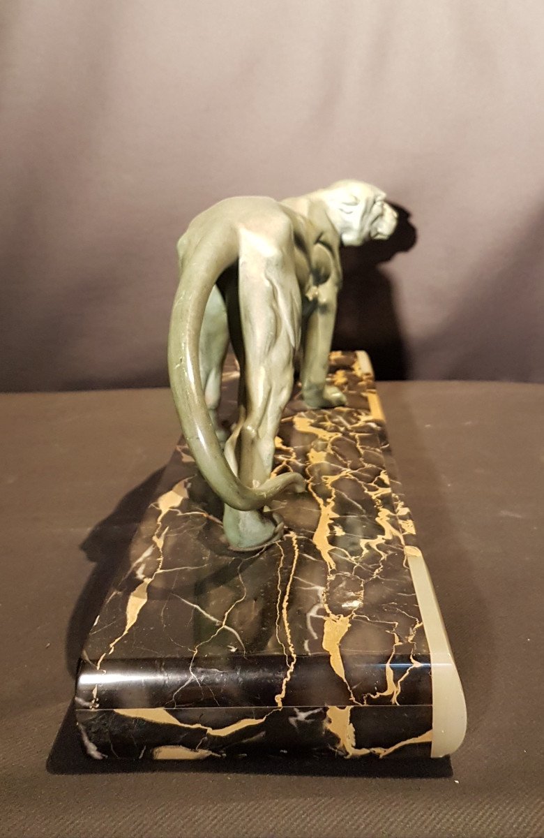 Panthère, Bronze Artistique, Art Déco-photo-1