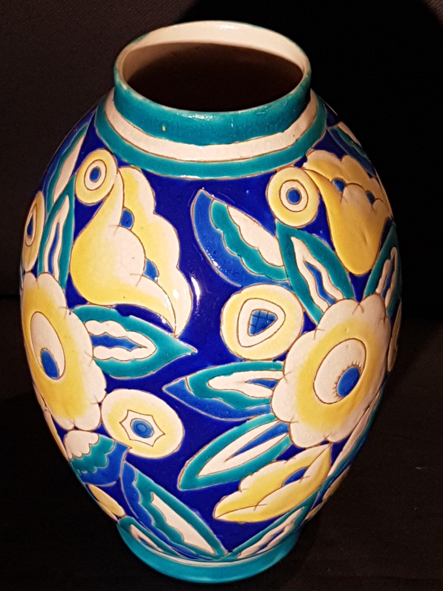 Boch Keramis Vase - Charles Catteau-photo-3