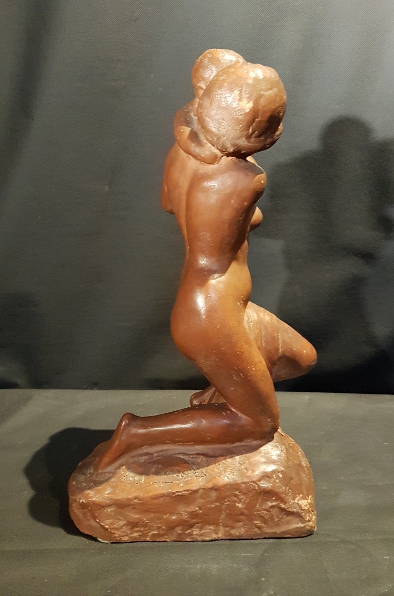 Maternity, Terracotta - Eugène Canneel-photo-1