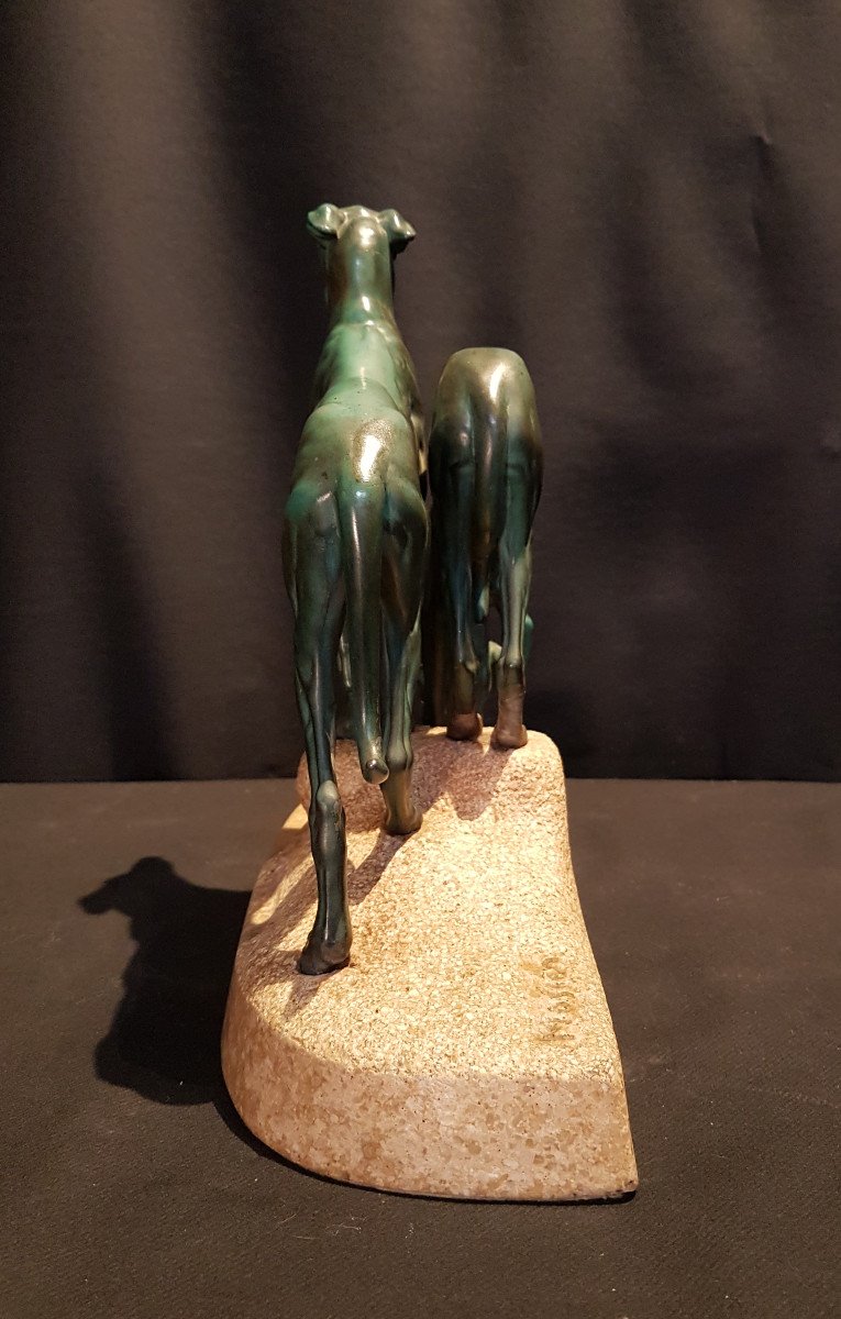 Chiens, Bronze Artistique - Jules Edmond Masson-photo-4